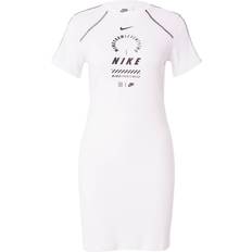 Rayon Kleider NIKE Sportswear Women's Short Sleeve Dress - White