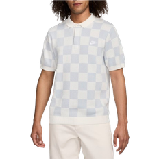 Nike Sportswear Club Men's Checkers Polo - Sail/Pure Platinum