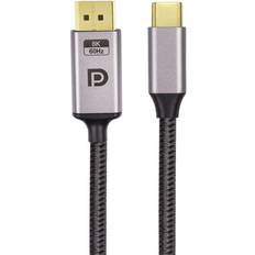 Usbc displayport Nordic USBC-N1216 USB C - Displayport 1.4 M-M 1.5m