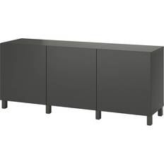 Ikea Skænke Ikea Besta Dark Grey/Lappviken/Stubbarp Skænk 180x74cm