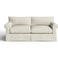 California Proposition 65 Warning Furniture Birch Lane Amari Slipcovered Bayou Natural Washable Canvas Sofa 83" 3 Seater