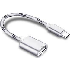 Nordic USBC-N1178 3.1 Gen 1 USB C - USB A OTG Adapter M-F 0.3m