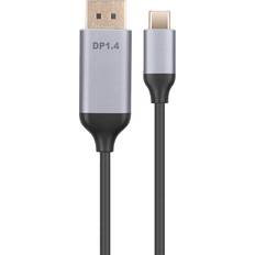 Usbc displayport Nordic USBC-N1206 USB C - Displayport 1.4 M-M 0.5m