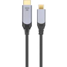 Nordic USBC-N1316 4K120Hz 8K30Hz 48Gbps USB C - HDMI 2.1 M-M 1.5m