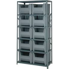 Red Shelving Systems Quantum Storage Metal Unit Shelving System