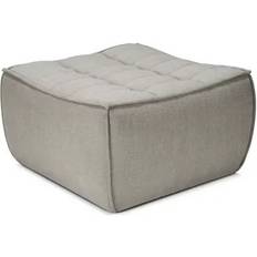 Ethnicraft Pallar Ethnicraft N701 Footstool Ecru Fotpall