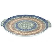 Blue Rose Pottery Polish Serving Tray