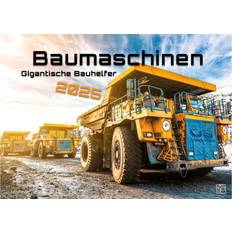 GP-Fever.de 2025 Baumaschinen Wandkalender A3