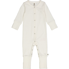 9-12M Schlafanzüge Müsli Rib Bodysuit - Balsam Cream