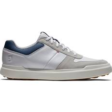 FootJoy Sko FootJoy Contour Casual 2024 Vandtætte Herre Golfsko Uden Spikes White/Navy/Grey Normal