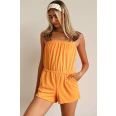 Yellow Jumpsuits & Overalls Dippin' Daisy's Women's Napa Romper Kumquat terry XLarge