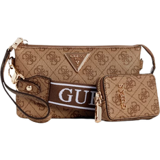 Guess Latona Quattro G Mini Crossbody - Brown