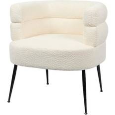 White Armchairs Home Source Barrel Cream Armchair