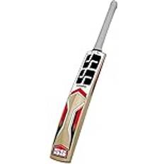 SS MASTER Cricket Bat For Mens and Boys Beige, Size-Short Handle Material: Kashmir Willow Lightweight Free Cover Ready to play For Intermediate Player Ideal For Leather Ball