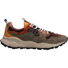 Flower Mountain Skor Flower Mountain Yamano 3 Suede Trainers - Brown/Green