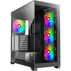 Gleam Midi-Tower Datorchassi Svart Sidofönster
