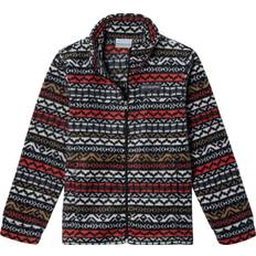 Black - Boys Fleece Jackets Columbia Boys Zing III Printed Fleece Jacket- BlackPattern