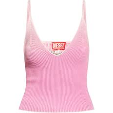 Rosa - Unisex Tanktops Diesel Baumwoll -Tanktoper Pink unisex