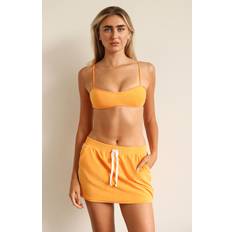 Midi Skirt - Orange Skirts Annie Elastic Waist Mini Skirt - Orange