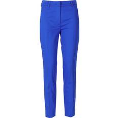 Dame - Satin Bukser Max Mara Weekend Elektrisk Gineceo Bukser Dame - Blå
