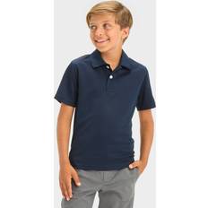 Polo Shirts Cat & Jack Boys' Short Sleeve Performance Uniform Polo Shirt Navy Blue