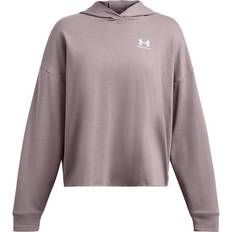 Under Armour Damen Pullover Under Armour Ua Rival Terry Hoody Damen Grau grau