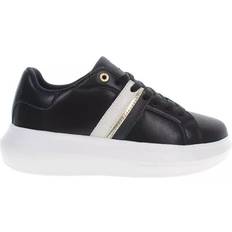 U.S. Polo Assn. Chic Black Lace-Up Sneakers with Contrast Detailing EU37/US7