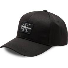 Calvin Klein Zwart Hoofddeksels Calvin Klein Mono Logo Patch Cap - Zwart