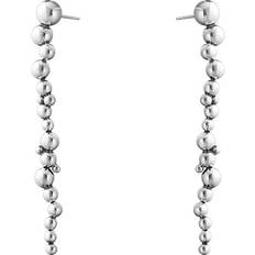 Georg Jensen Øreringe Georg Jensen Moonlight Grapes Long Earrings - Silver