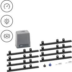 Garageporte MSW Garageportåbner 180 W til porte op til 800 kg og 12 m²