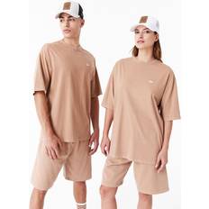 New Era Unisex Overdele New Era Unisex Forvasket brun T-shirt