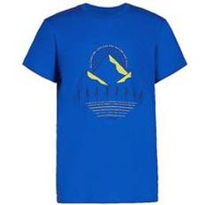 Kids Crew Neck Printed T-Shirt Royal Blue