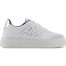 Armani Exchange Flat Lace Sneakers - White