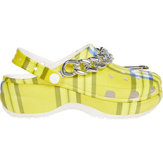 Women - Yellow Clogs Crocs Zappos x Clueless Exclusive The Cher Classic Platform - Yellow Plaid Perfection/Duh