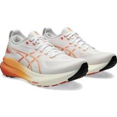 Asics Women's GEL-Kayano White/Faded Orange Women's Running Shoes 10.5 Medium