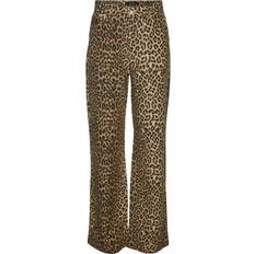 Vero Moda Tessa Wide Fit Jeans - Brown/Silver Mink