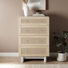 Linen Chest of Drawers Dunelm Maeva 4 Oak Oak Chest of Drawer