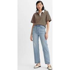 Levi's Ribcage Straight Ankle Jeans - Blue