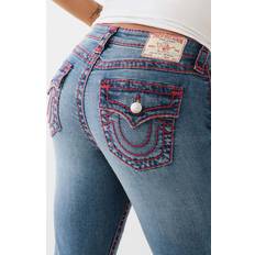 Red Jeans True Religion Women's Becca Super T Bootcut Jean Boho 33