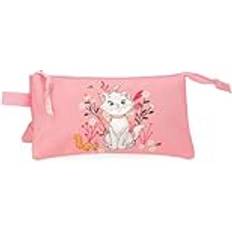 Disney Joumma Marie Los aristogatos Estuche Triple Rosa 22x12x5 cms Poliéster 1,32L