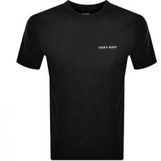 Lyle & Scott Embroidered Logo T-shirt Märkes t-shirts Saddle Brown