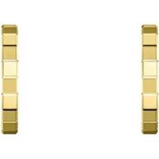 Chopard Chopard Ice Cube 18ct Yellow Gold Hoop Earrings