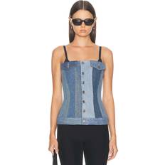 Baumwolle Korsetts EB Denim Rosalia Upcycled Corset in Blue. L, S, XL, XS