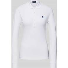 Polo Ralph Lauren Mujer Polos Polo Ralph Lauren Camiseta JULIE - Marino/Blanco