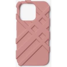 Burberry Check iPhone 15 Pro Case Blush