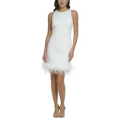 Eliza J 3D Scuba Solid Mini Dress