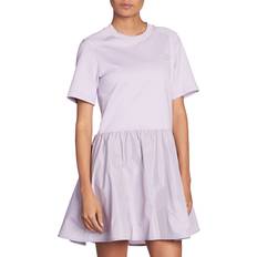 Moncler Uni Robes Moncler Purple Paneled Minidress 61A Purple Sage