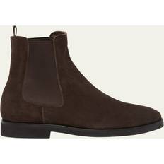 Boots Tom Ford Men's Suede Leather Chelsea Boots Coffee