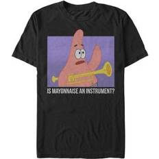 Nickelodeon Men's Spongebob Mayonnaise T-Shirt, Black