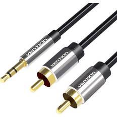 Vention 2-Meters BCFBH Audio Jack Till RCA Kabel